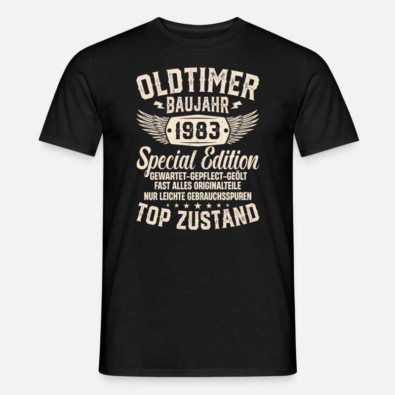 Retro Schatz von '83 - Männer T-Shirt - Schwarz