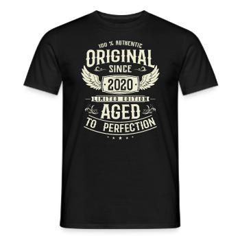 Millésime légendaire 2020 - T-shirt homme - noir - Devant - AI Model Male 178 light (178cm)