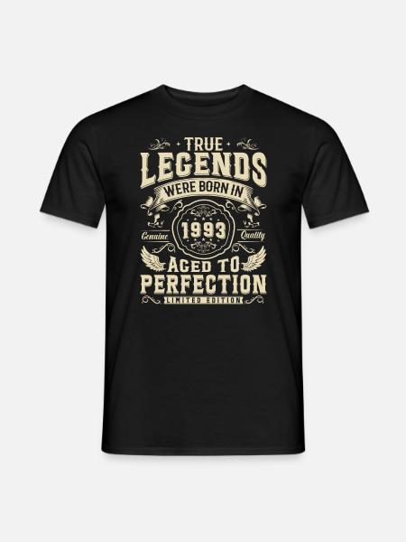 Legendary since '93 - Men's T-Shirt - black