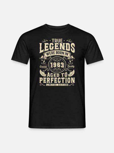 Légendes de 63 : 60 ans - T-shirt homme - noir
