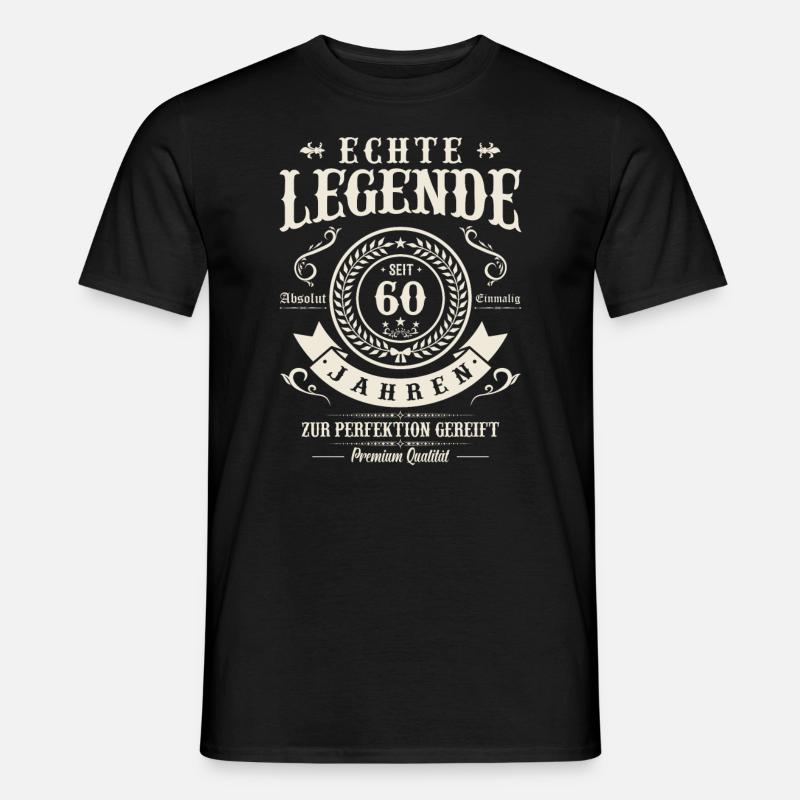 Legenden der 60er - Männer T-Shirt - Schwarz