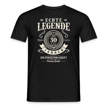 30 Jahre Meisterwerk - Männer T-Shirt - Schwarz - Vorne - AI Model Male 178 light (178cm)
