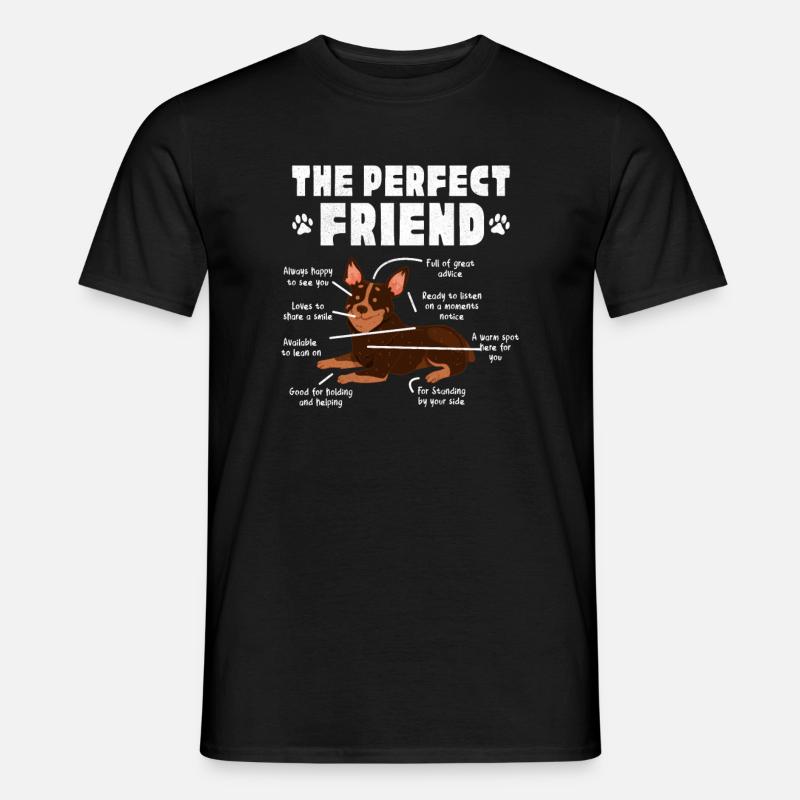 Australian Cattle Dog - Männer T-Shirt - Schwarz