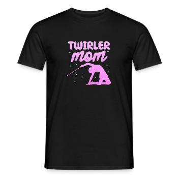 Baton Twirling Gymnastics Gymnastics Gift - Men's T-Shirt - black - Front - AI Model Male 178 light (178cm)