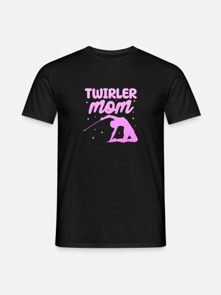 Baton Twirling Gymnastics Gymnastics Gift - Men's T-Shirt - black