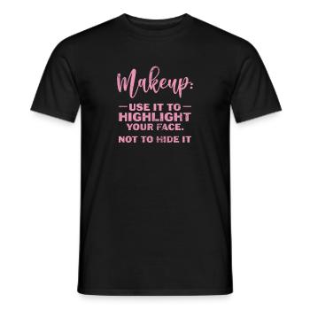Esthéticien - T-shirt homme - noir - Devant - AI Model Male 178 light (178cm)