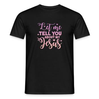 Bible Bible Verse Christian Proverbs Jesus Gift - Men's T-Shirt - black - Front - AI Model Male 178 light (178cm)