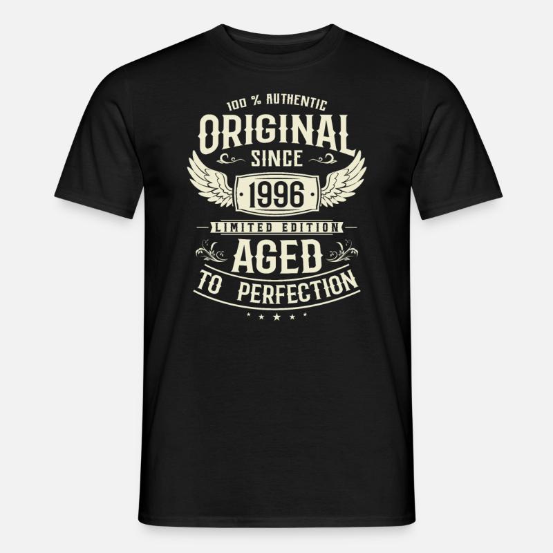 Retro Birthday Joy '96 - Men's T-Shirt - black