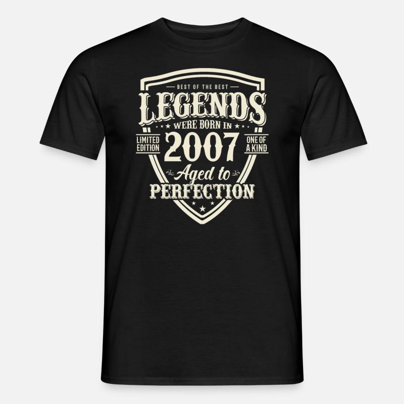 Millésime 2007 : Un cadeau unique - T-shirt homme - noir