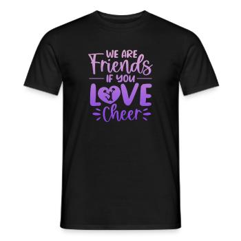 Cheerleader - T-shirt homme - noir - Devant - AI Model Male 178 light (178cm)
