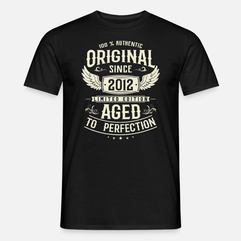 Legendärer 11/12 Geburtstag 2012 - Männer T-Shirt - Schwarz