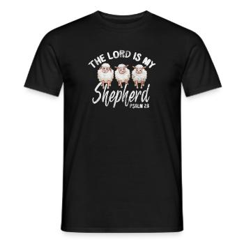 Bible - Men's T-Shirt - black - Front - AI Model Male 178 light (178cm)