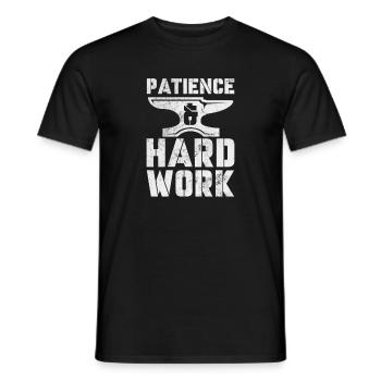 Blacksmith - Men's T-Shirt - black - Front - AI Model Male 178 light (178cm)