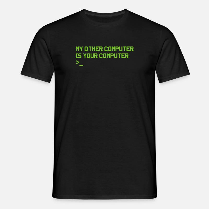 Hacker Coder Computer Hacking Cadeau - T-shirt Homme - noir