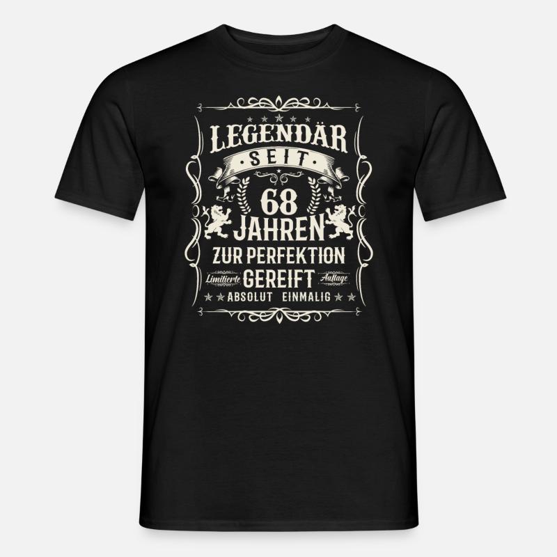 68 Jahre Perfektion - Männer T-Shirt - Schwarz
