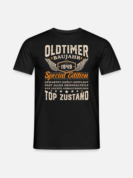 Jubiläumsfreude '49er - Männer T-Shirt - Schwarz