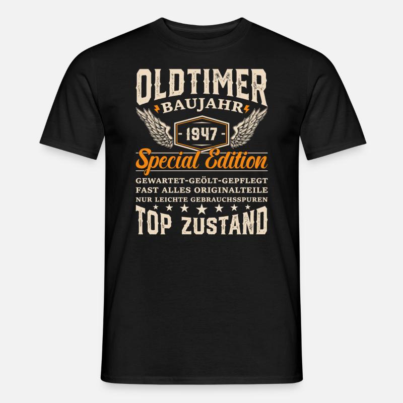 1947 Oldtimer Geschenk Männer T-Shirt