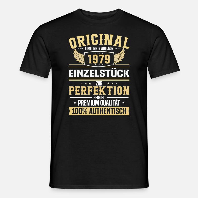 1979 Limitierte Auflage - Männer T-Shirt - Schwarz