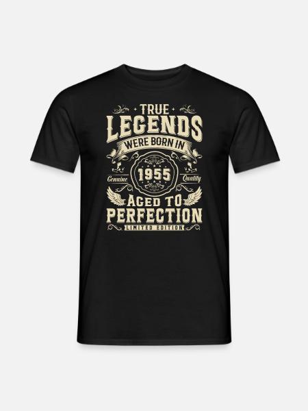 1955 - Legend Year - Men's T-Shirt - black