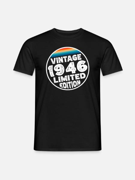 Limited Edition sinds 1946 Verjaardagscadeau - Heren T-shirt - zwart