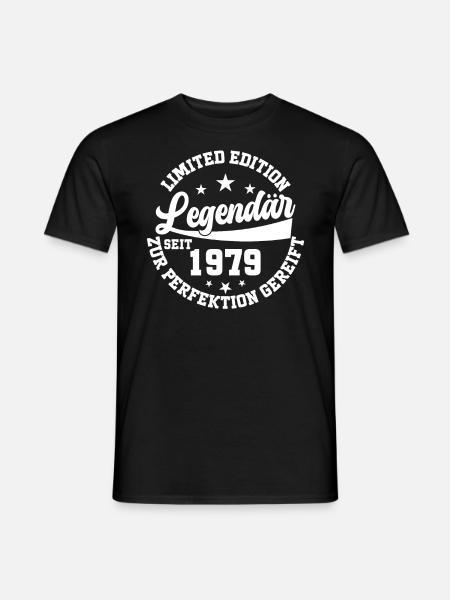 Legendär seit 1979 - Männer T-Shirt - Schwarz
