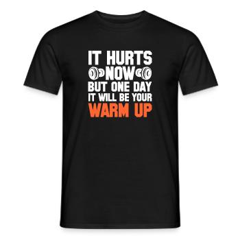 Bodybuilder Body Building Fitness Gym Gave - Mænd T-shirt - sort - Foran - AI Model Male 178 light (178cm)
