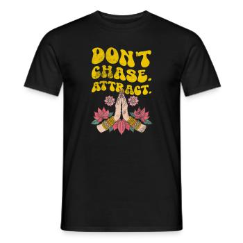 Méditation - T-shirt homme - noir - Devant - AI Model Male 178 light (178cm)