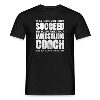 Wrestling - Männer T-Shirt - Schwarz - Vorne - AI Model Male 178 light (178cm)