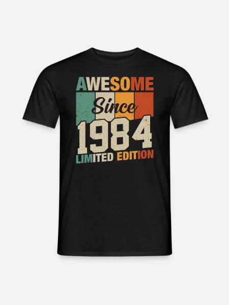 Legendary since 1984 - Men's T-Shirt - black