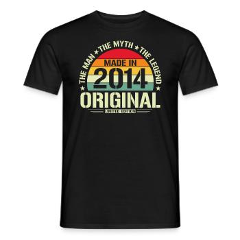 Légendes de 2014 - T-shirt homme - noir - Devant - AI Model Male 178 light (178cm)
