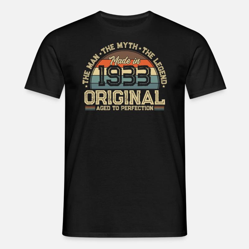 Incomparable 1933 - Men's T-Shirt - black