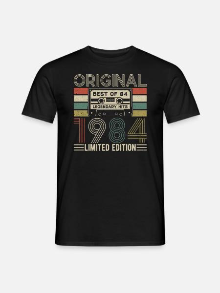 Millésime 1984 - T-shirt homme - noir