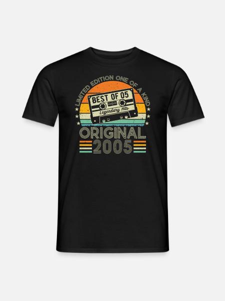 Millésime 2005 - T-shirt homme - noir