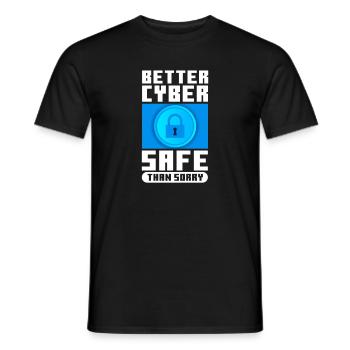 Hacker Coder Computer Geek Nørd Hacking Gave - Mænd T-shirt - sort - Foran - AI Model Male 178 light (178cm)
