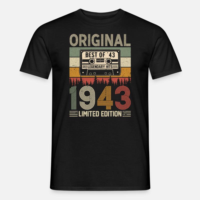 1943 Klassiker - Männer T-Shirt - Schwarz