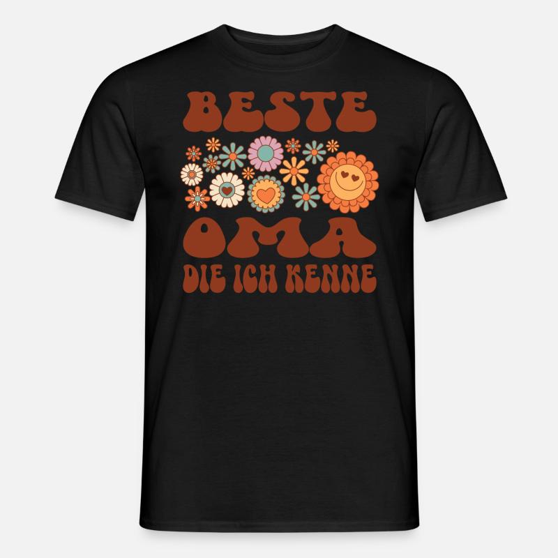 Oma Familie Großmutter Geschenk - Männer T-Shirt - Schwarz