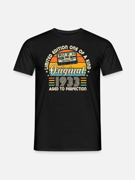 1933 - 90 years legendary - Men's T-Shirt - black