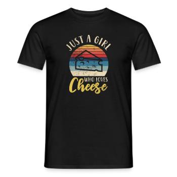 Fromage - T-shirt homme - noir - Devant - AI Model Male 178 light (178cm)