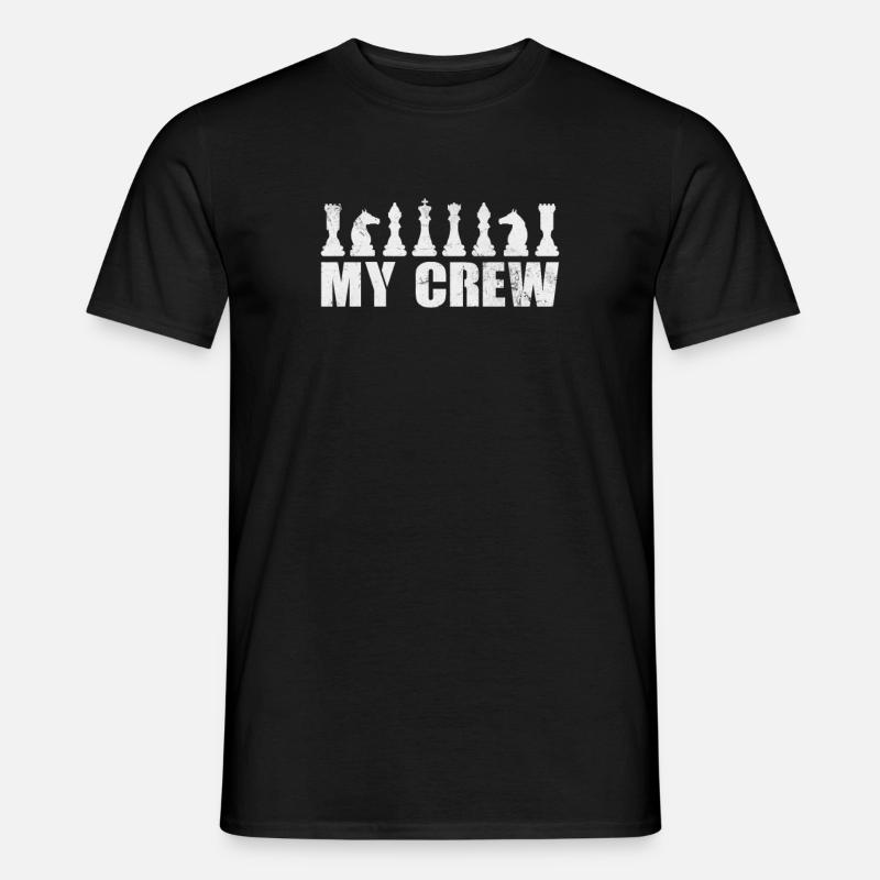 Schach - Männer T-Shirt - Schwarz
