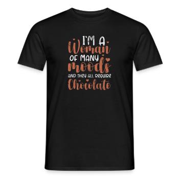 Chocolat - T-shirt homme - noir - Devant - AI Model Male 178 light (178cm)