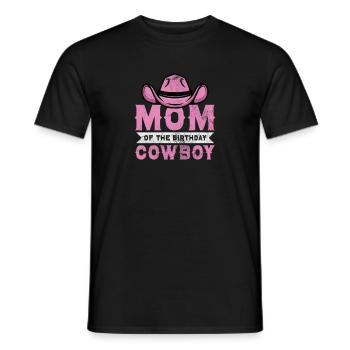 Cowboy - Männer T-Shirt - Schwarz - Vorne - AI Model Male 178 light (178cm)