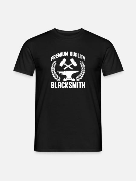 Blacksmith Schiede Anvil Cutler Gift - Men's T-Shirt - black
