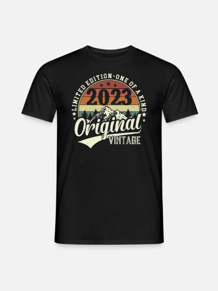 Legendäres Geburtstagsjahr 2023 - Männer T-Shirt - Schwarz