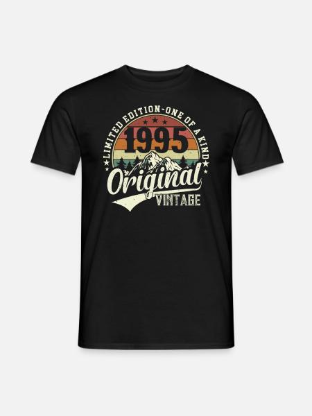 Legendary 1995 - Timeless Retro Vibes - Men's T-Shirt - black