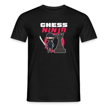 Chess Chessboard Checkmate Chess Player - Men's T-Shirt - black - Front - AI Model Male 178 light (178cm)