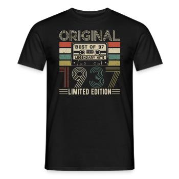 1937 - Une année légendaire - T-shirt homme - noir - Devant - AI Model Male 178 light (178cm)