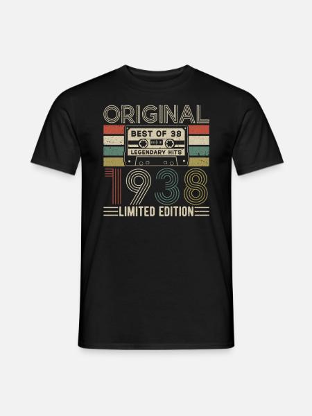 1938 - A legendary year - Men's T-Shirt - black