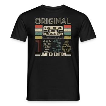 1936 - Une année légendaire - T-shirt homme - noir - Devant - AI Model Male 178 light (178cm)