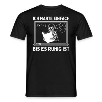Grundschullehrer Lehrer Lehrerin Spruch - Männer T-Shirt - Schwarz - Vorne - AI Model Male 178 light (178cm)