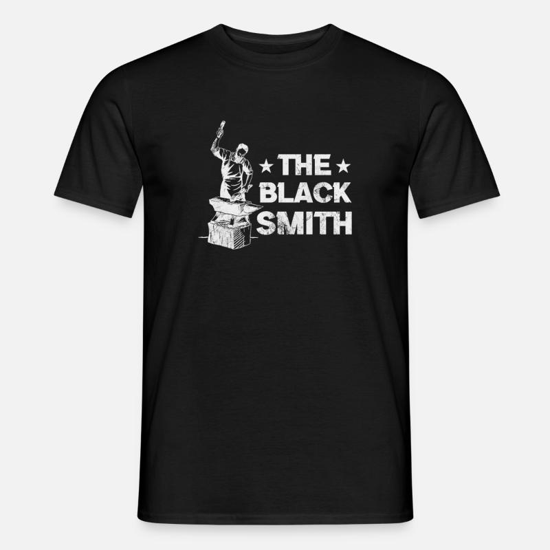 Schmied - Männer T-Shirt - Schwarz